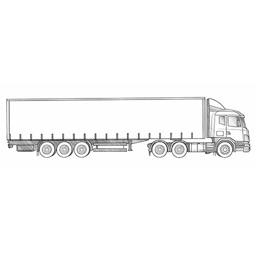 How to Draw a Semi-Truck